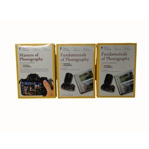 Fundamentals of Photography Masters of Photography 3 Books 8 DVDs New Sealed